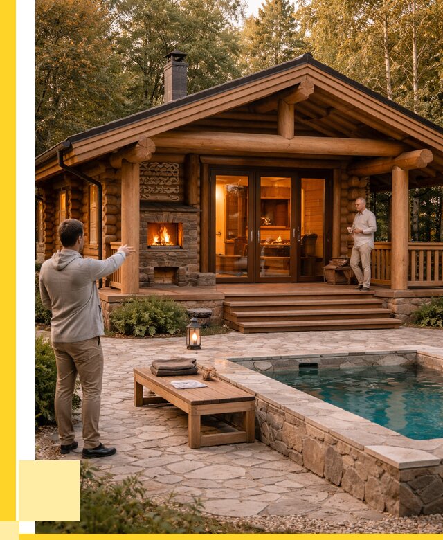 Проекты бань и хамам в Дедовске от 27488 р. | ЭриданДдв