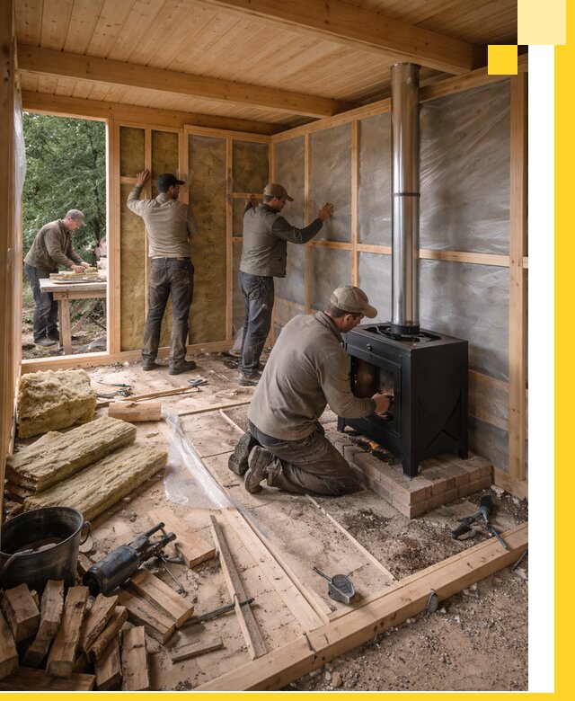 Профессиональный монтаж бань под ключ в Дедовске для дома