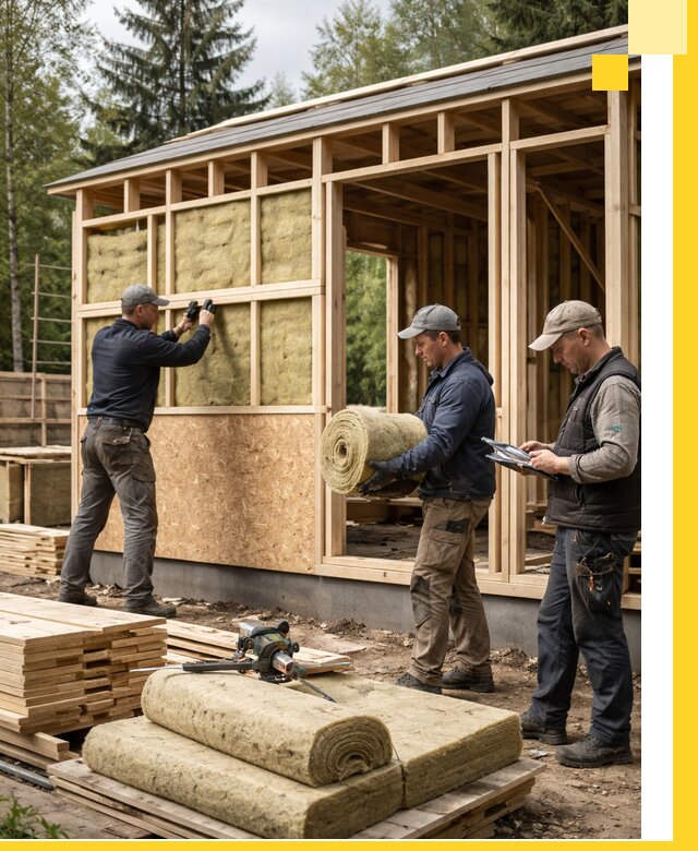 Проектирование и строительство каркасных бань в Дедовске под ключ