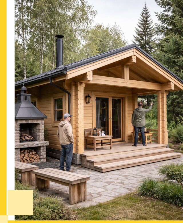 Деревянные бани под ключ в Дедовске от 494775 р. | ЭриданДдв