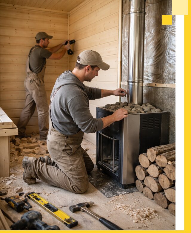 Строительство деревянных бань под ключ в Дедовске проекты и монтаж