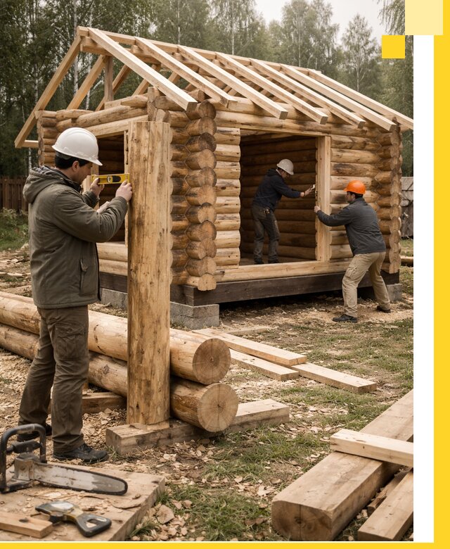 Строительство бань для дачи под ключ в Дедовске с доставкой и монтажом