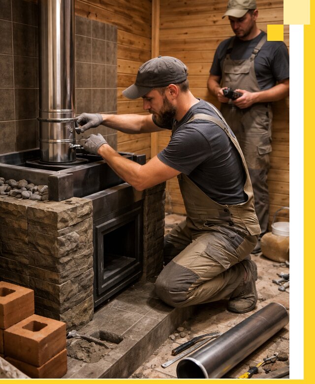 Изготовление и установка банных печей под ключ в Дедовске