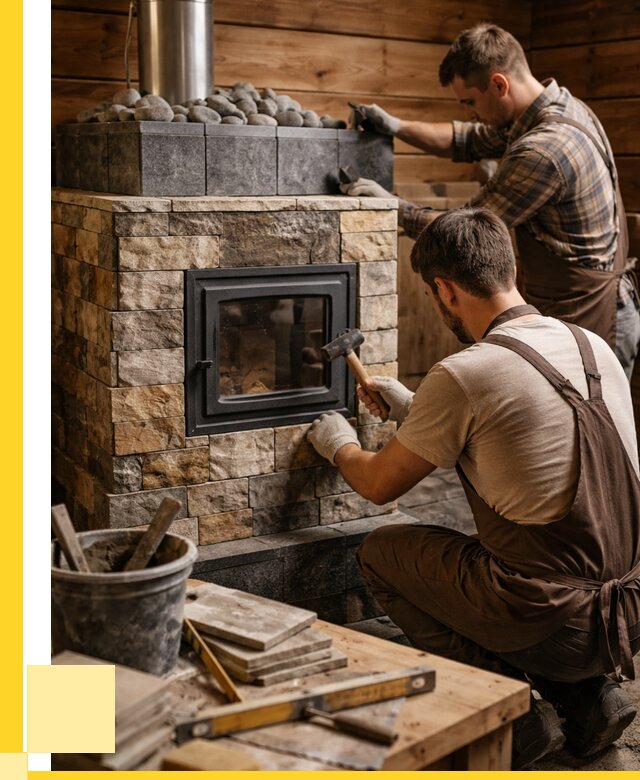 Облицовка банной печи в Дедовске от 16493 р. | ЭриданДдв