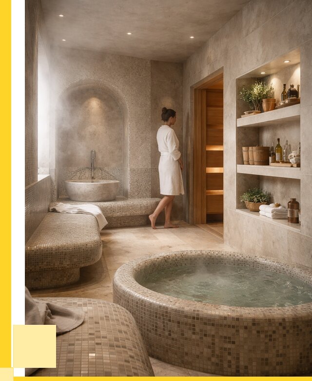 Строительство бани с хамамом в Дедовске от 824625 р. | ЭриданДдв