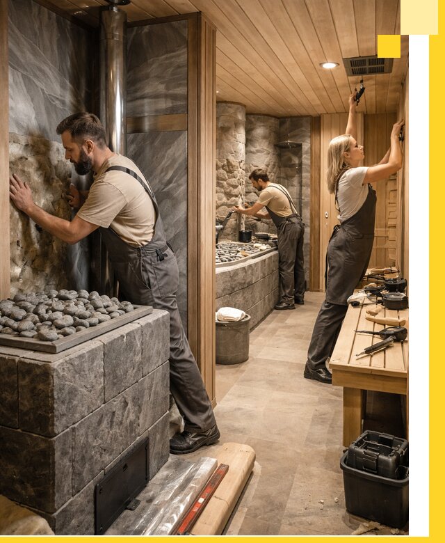 Строительство бань и SPA процедур в Дедовске под ключ и отделкой