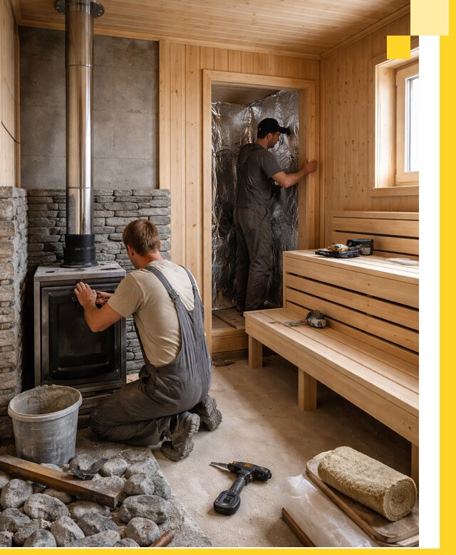 Строительство и изготовление бань под ключ в Дедовске