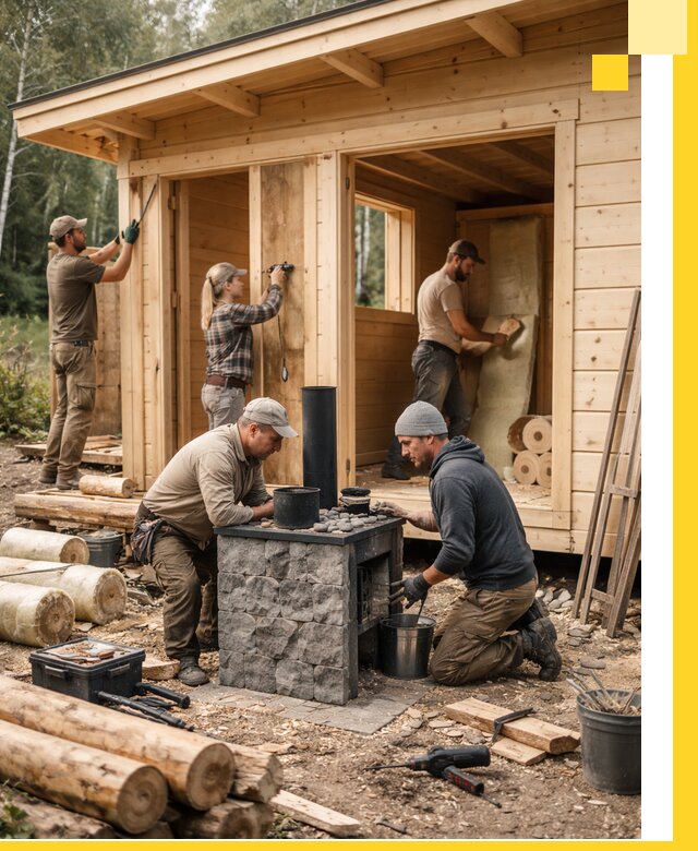 Купить баню под ключ в Дедовске строительство монтаж отделка