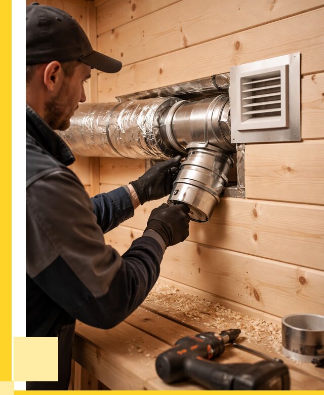 Монтаж вентиляции бани в Дедовске от 13194 р. | ЭриданДдв