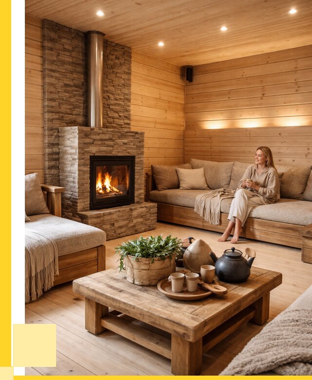 Проект бани с комнатой отдыха в Дедовске от 38483 р. | ЭриданДдв