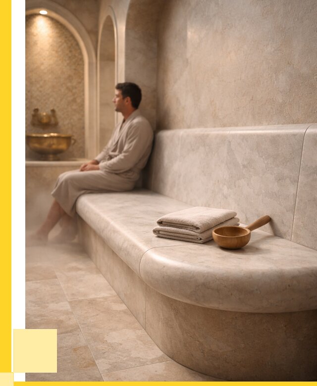 Сиденья для хамама в Дедовске под ключ от 13194 р. | ЭриданДдв