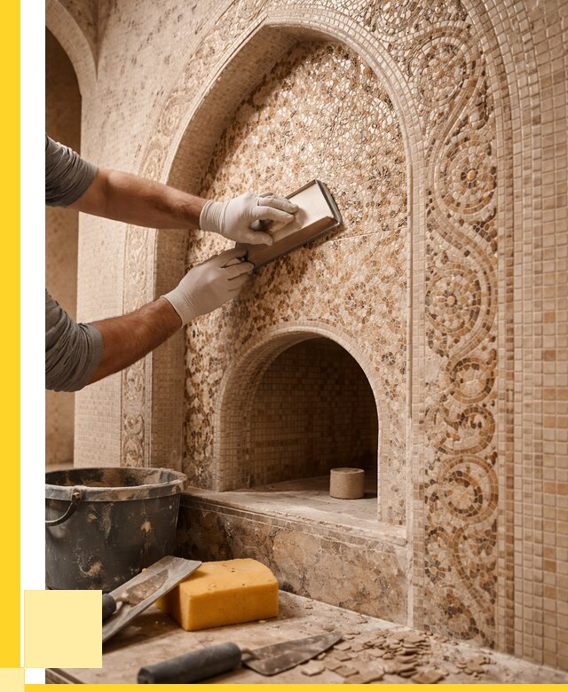 Мозаика для хамама в Дедовске под ключ от 5498 р. | ЭриданДдв