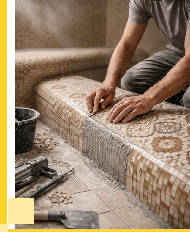 Плитка для хамама под ключ в Дедовске от 3848 р. | ЭриданДдв