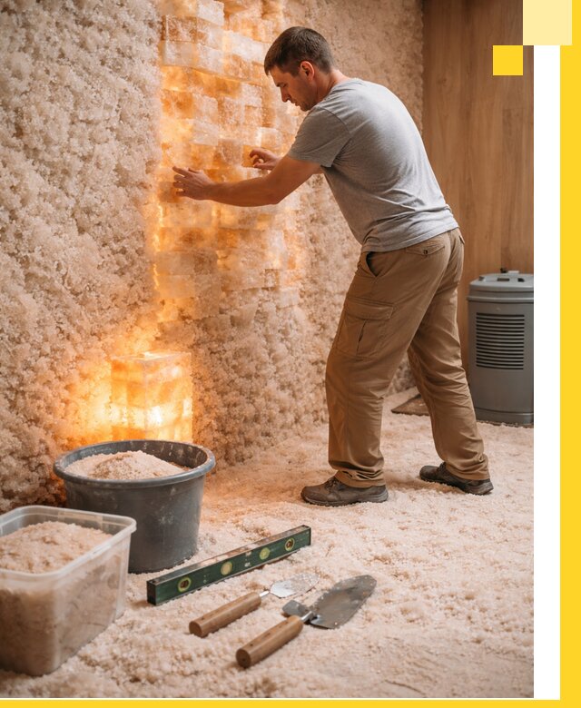 Проектирование и монтаж соляных комнат в Дедовске под ключ