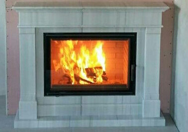 Мраморный портал с топкой